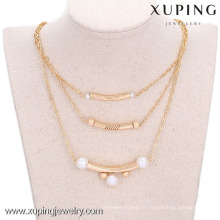 42572-Xuping gros collier de bijoux de mode avec un style spécial